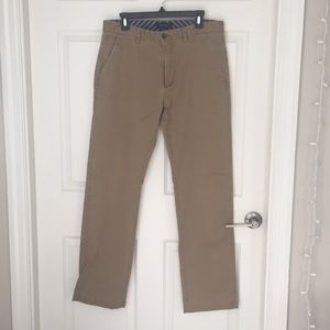 Khaki Banana Republic Vintage Straight Pants